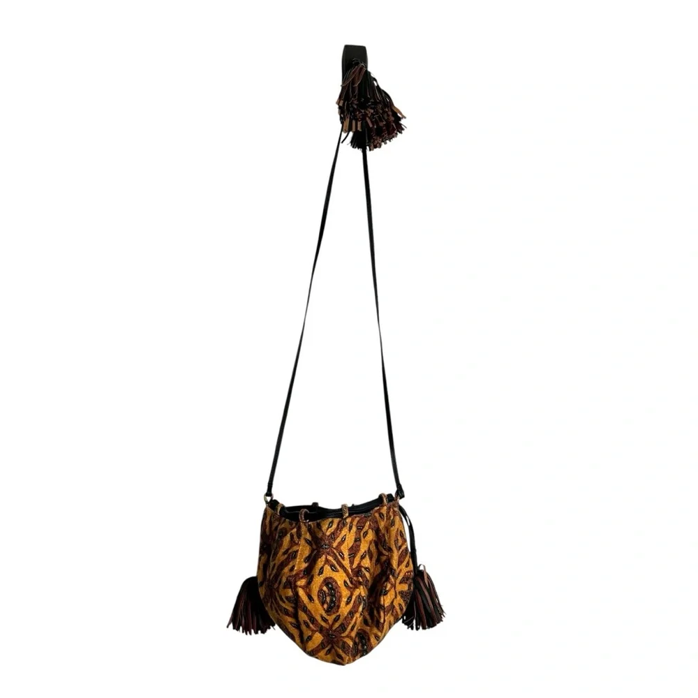 Ulla Johnson Ochre Bohemian Brea Bag EUC - Picture 6 of 16